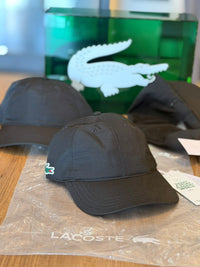 BONÉ LACOSTE SPORT PRETO 100% ORIGINAL