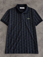 POLO LACOSTE MONOGRAMA PRETA