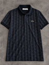 POLO LACOSTE MONOGRAMA PRETA