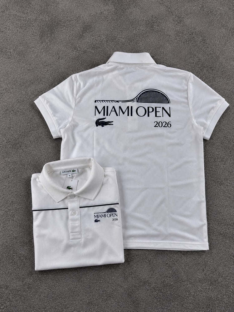 POLO LACOSTE MIAMI OPEN 2026 BRANCA