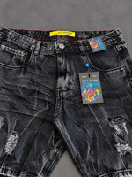 BERMUDA JOGADOR CITY DENUM CHUMBO ESCURO MANCHADA 100% ORIGINAL