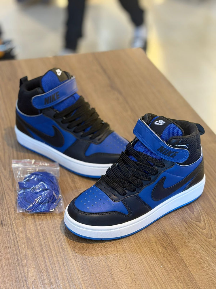 TÊNIS NIKE BOROUGH MID AZUL/PRETO