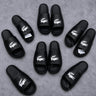CHINELO LACOSTE SLIDE PRETO