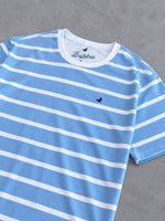 CAMISETA BROOKSFIELD AZUL BB LISTRA BRANCA
