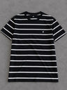 CAMISETA BROOKSFIELD PRETA LISTRA BRANCA