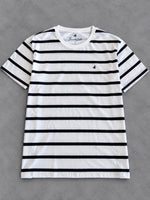 CAMISETA BROOKSFIELD BRANCA LISTRA PRETA