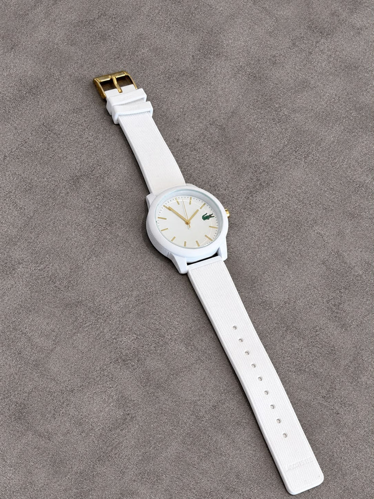 RELÓGIO LACOSTE TRADICIONAL BRANCO
