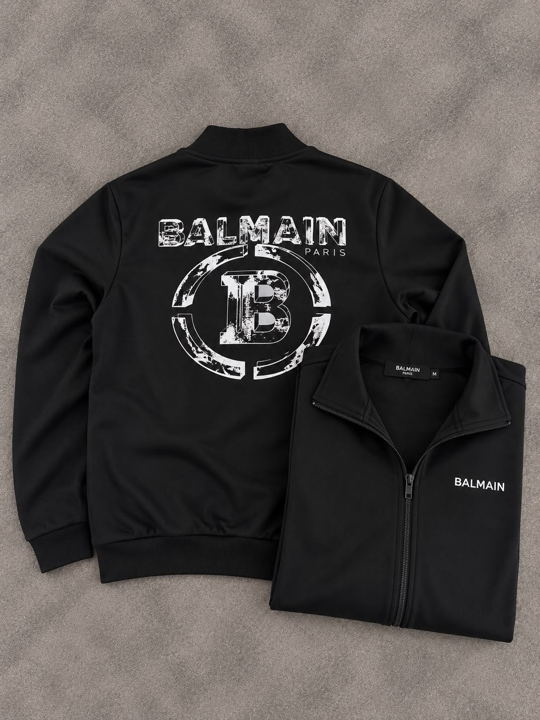 BLUSA BALMAIN IMPORTADA PRETA/BRANCA