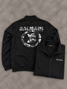BLUSA BALMAIN IMPORTADA PRETA/BRANCA