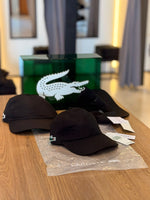 BONÉ LACOSTE SPORT PRETO 100% ORIGINAL