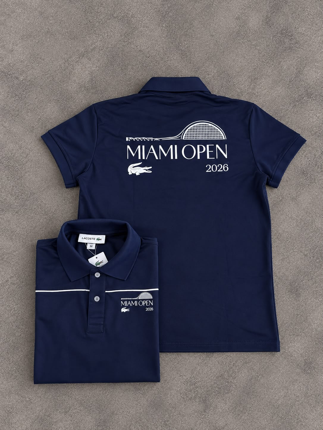 POLO LACOSTE MIAMI OPEN 2026 AZUL MARINHO
