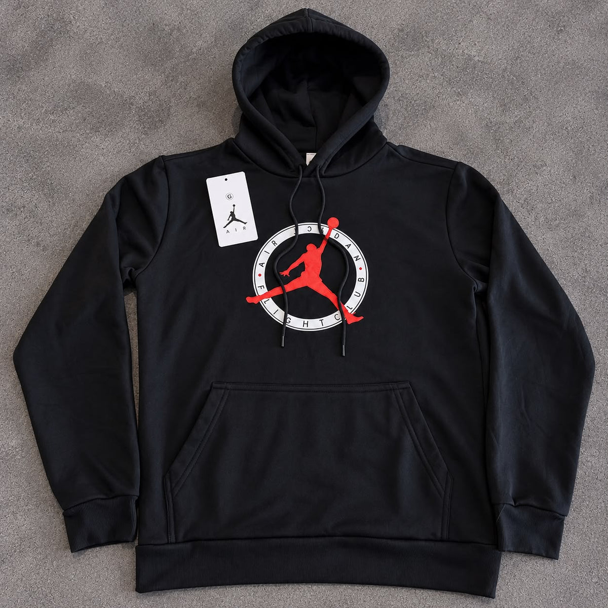 BLUSA DE MOLETOM JORDAN PRETA