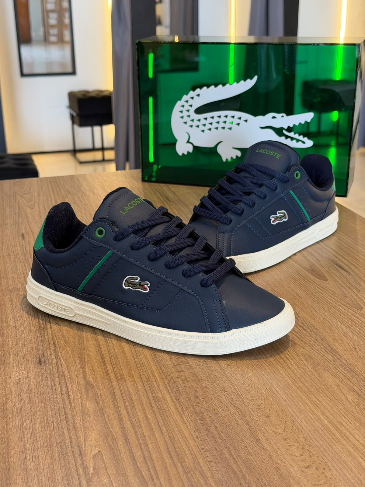 TÊNIS LACOSTE EUROPA PRO AZUL